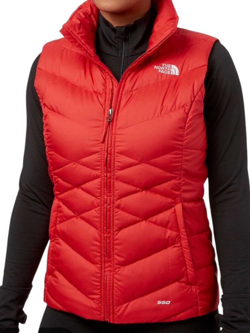 The North Face Women's Alpz Down Vest Jacket Red M